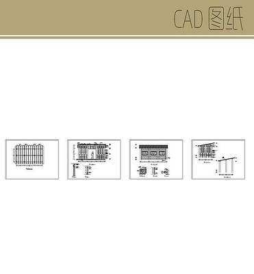 休憩木屋CAD图纸