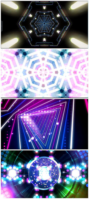 动感音乐乐器喇叭音led舞台演绎背景视频素材