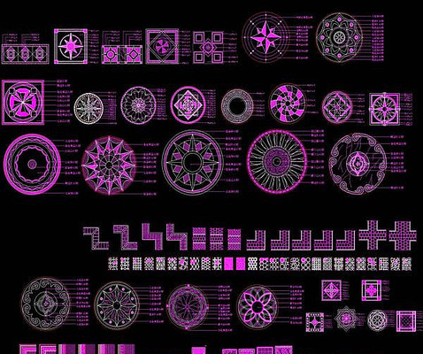 CAD水刀拼花 CAD水刀拼花