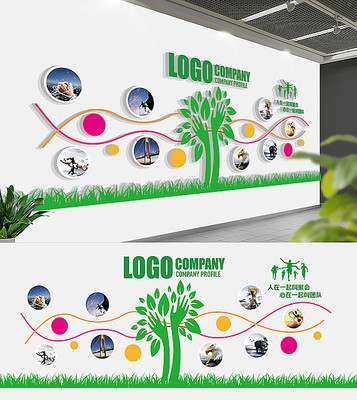 企业照片墙展板 企业照片墙展板