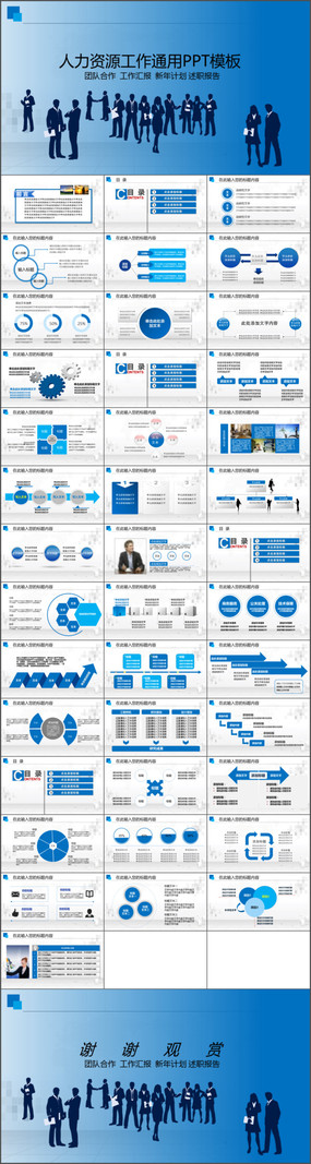 人力资源工作ppt模板