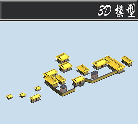 ��ɫ�Ž���3Dģ�� max