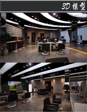 �ڰ׼���������3Dģ�� 