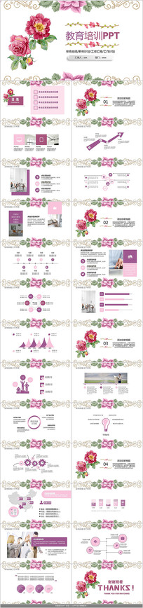 ������ѵ�����ƻ�PPTģ��