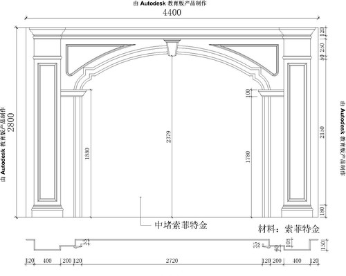 ŷʽ����ʯ��ʯ���ӱ��� CAD