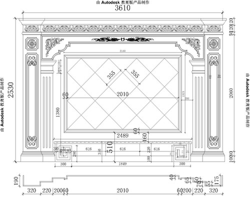 ŷʽ����ʯ��ʯ���ӱ��� CAD