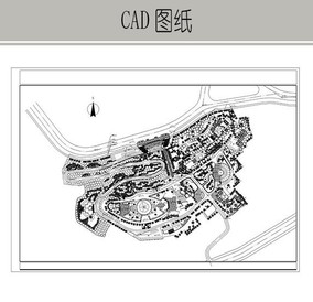 廣場景觀施工圖 現代公園廣場街道天橋景觀橋su模型