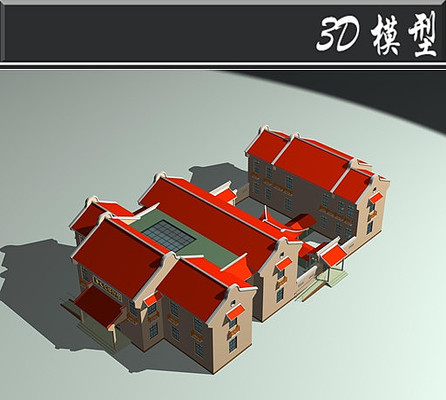 ��ɫ���ܷ¹Ž���3Dģ��