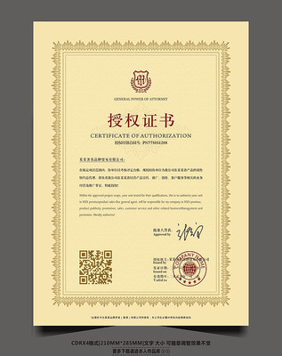 ��˾��Ȩ֤��ģ��