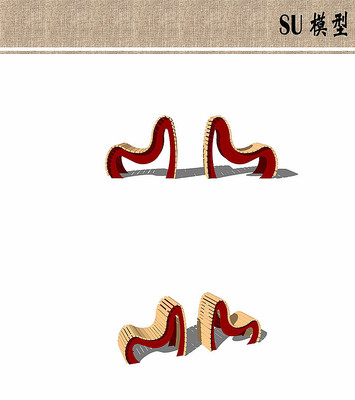 景观坐凳模型 景观坐凳模型