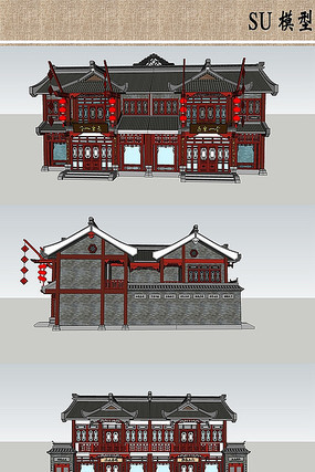 ��ʽ�Ž�ģ�� skp