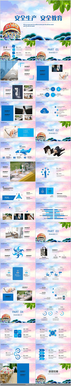 ��ȫ������ѵPPTģ��