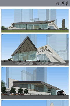 阳狮广场售楼部模型 阳狮广场售楼部模型