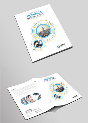简洁大气企业画册封面设计 简洁大气企业画册封面设计