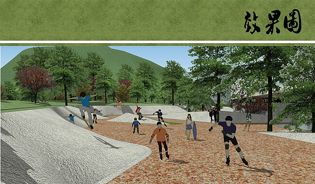 �˶���԰����Ч��ͼ