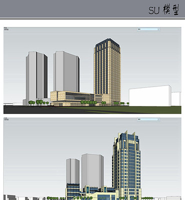 �����칫¥����ģ�� skp