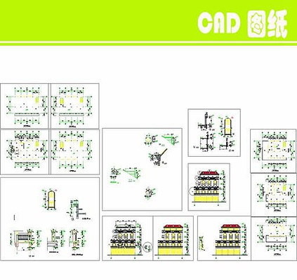 ������ƽ���ʩ��ͼ dwg