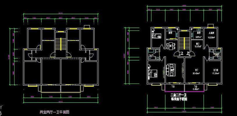 ���Ҷ���ƽ�����ͼ dwg