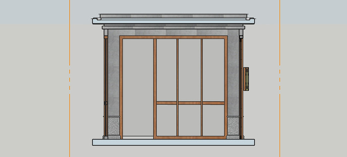 草图设计su凉亭 草图设计su凉亭