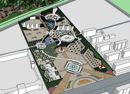 主题市政广场 主题市政广场