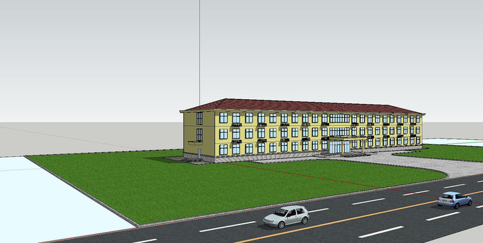 医院建筑效果图 医院建筑效果图