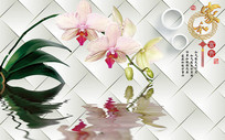 3DԲȦҺ͸󻨶䱳ǽ