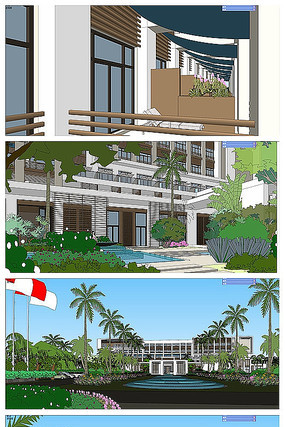 现代风格酒店景观 现代风格酒店景观