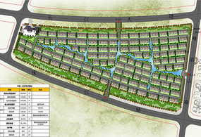 住宅区规划鸟瞰图