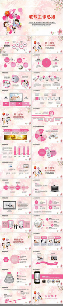 ��ͨ��ʦ�����ܽ�PPTģ��