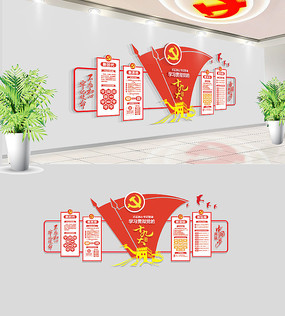 ʮ�Ŵ��񵳽��Ļ�ǽչ��