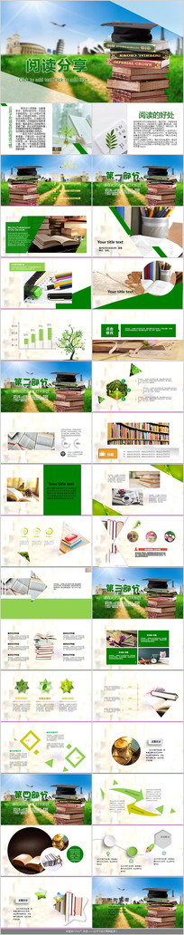 �����Ķ�����PPTģ��