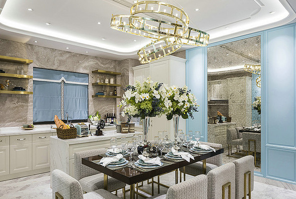 现代前卫风格的餐厅 现代前卫风格的餐厅