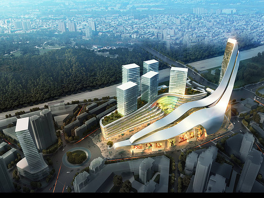 ��ɫ��ס¥�㳡����PSD