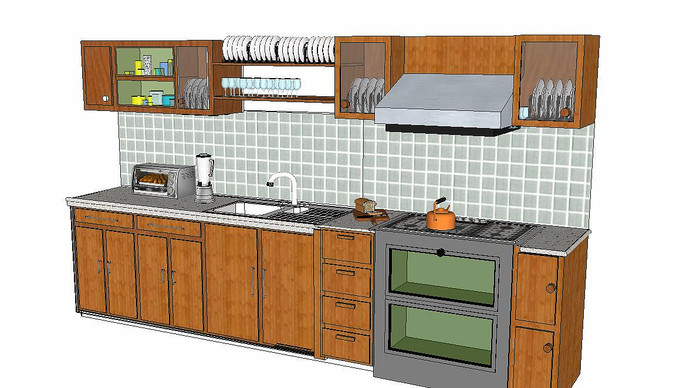 现代木质橱柜 现代木质橱柜