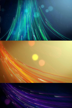 4K六款粒子光线素材包 4K六款粒子光线素材包