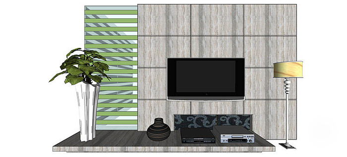 极简现代电视背景墙 极简现代电视背景墙