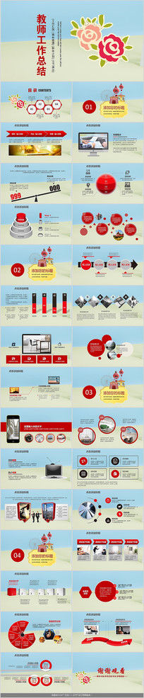 ����˵���ܽ�PPTģ��