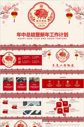 ���깤���ܽ�PPTģ��