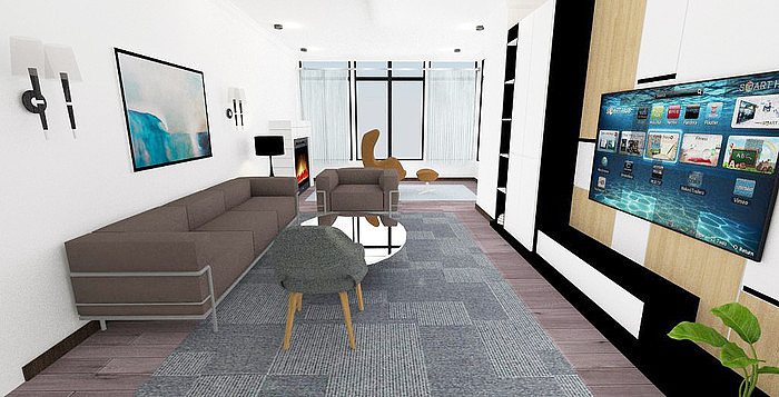 客厅su草图大师模型 客厅su草图大师模型