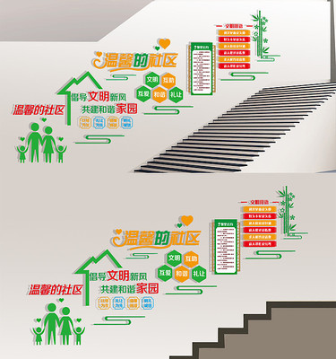 新农村楼梯社区文化墙 新农村楼梯社区文化墙