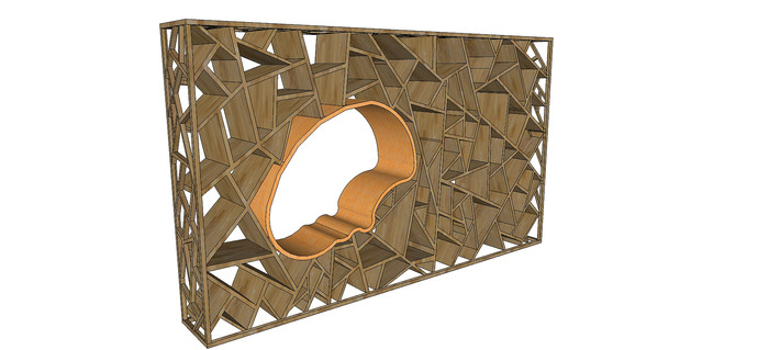 地标物雕塑造型SU模型 地标物雕塑造型SU模型