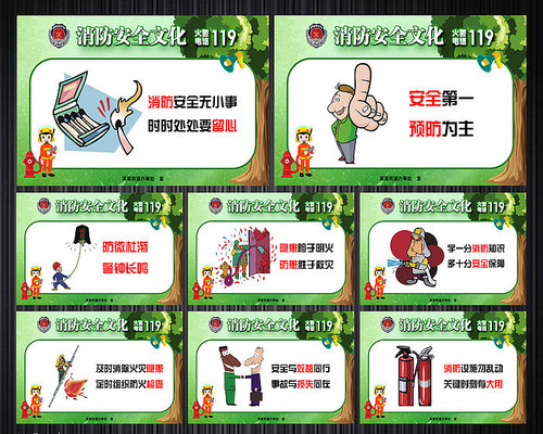 消防安全文化防火知识海报展板 消防安全文化防火知识海报展板