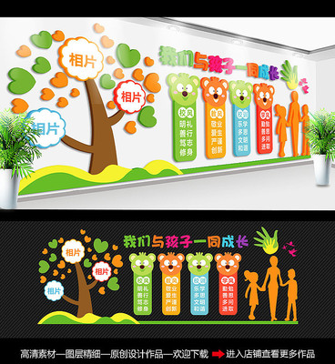 卡通幼儿园文化墙 卡通幼儿园文化墙