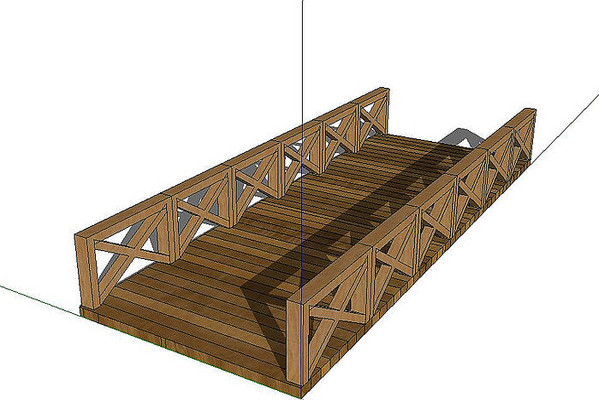 简单平木桥模型 简单平木桥模型