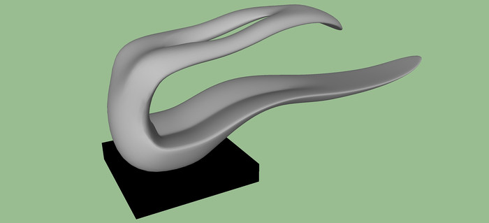 抽象雕塑SU模型 抽象雕塑SU模型