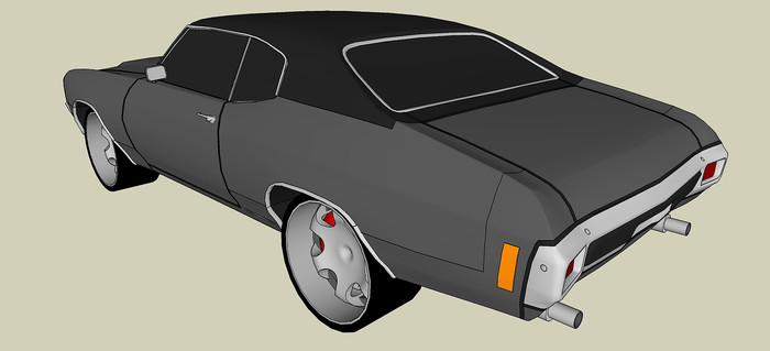 chevelle����SUģ�� skp