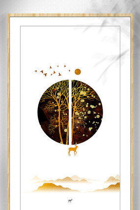 抽象屏风画抽象画 抽象屏风画抽象画