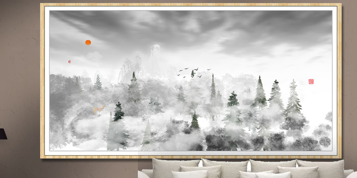 玄关风水画工艺画 玄关风水画工艺画