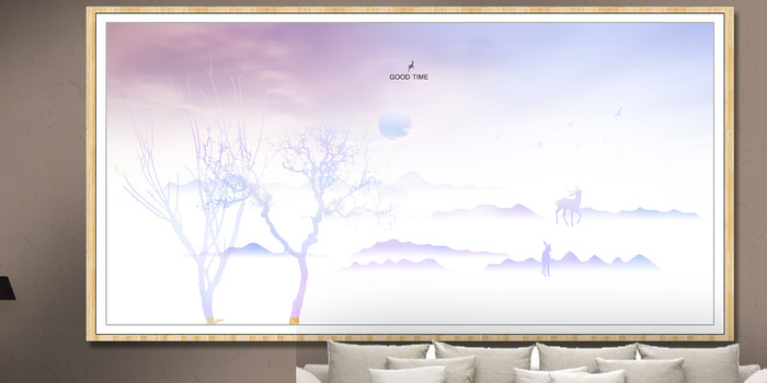 玄关水墨画装饰画 玄关水墨画装饰画