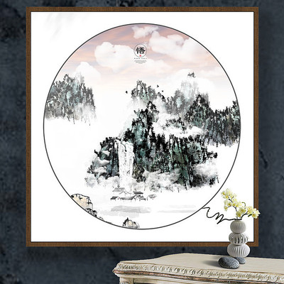 艺术风水画水彩画 艺术风水画水彩画